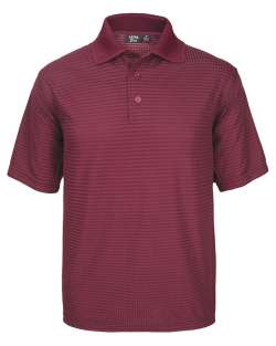 Mens' Drop Check Fabric Polo