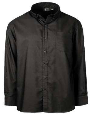 Men's Long Sleeve Oxford Dress Shirt with Chest PKT