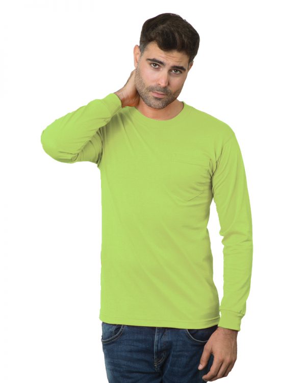 Long Sleeve Pocket 50/50 Tee