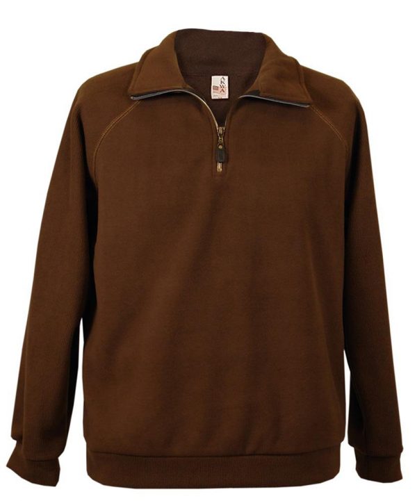 Corduroy Bonded Fleece 1/4 zip Pullover