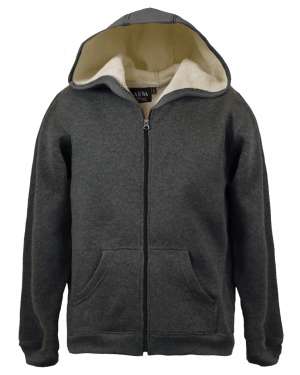 Full Zip Hooded Sweatshirt with PKTS