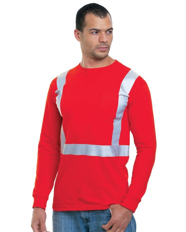 High Visibility L/S T-Shirt W/Pocket