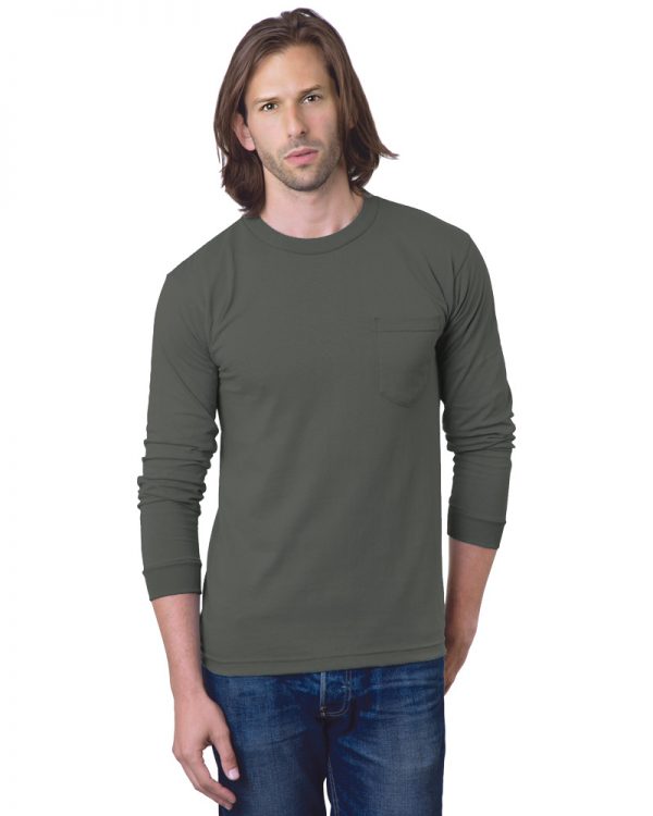 Heavyweight Long Sleeve Pocket T Shirt