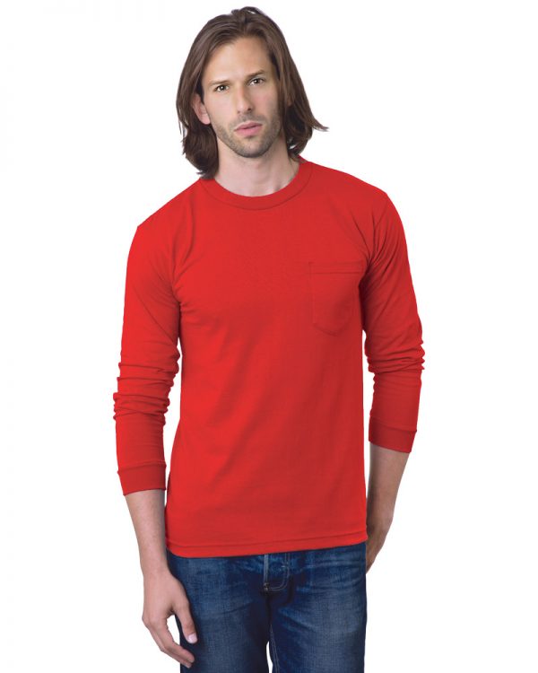 Heavyweight Long Sleeve Pocket T Shirt