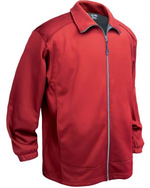 Men's Soft Shell Fleece Full Zip Jacket with PKTS