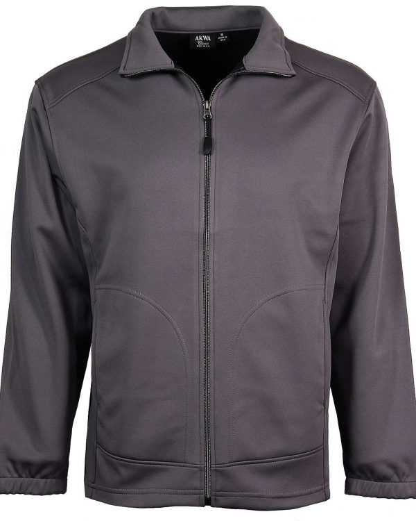 Men's Soft Shell Fleece Full Zip Jacket with PKTS