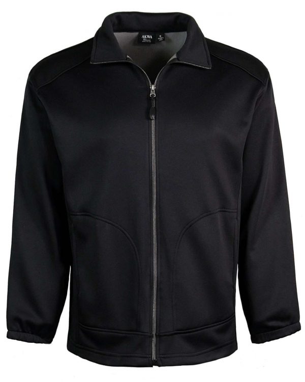Men's Soft Shell Fleece Full Zip Jacket with PKTS
