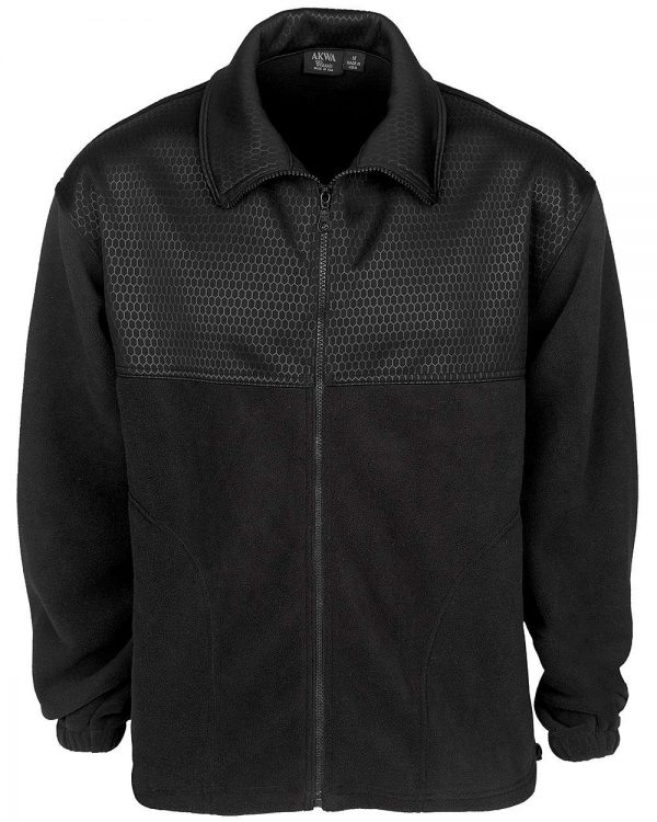 Soft Shell Embossed Full Zip Jacket w PKTS