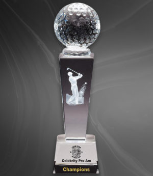 Crystal Golf Ball Award
