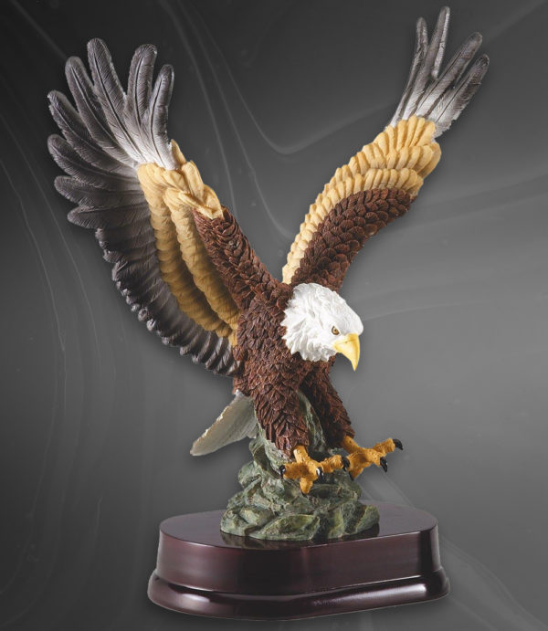 12" Colorful Eagle in Flight