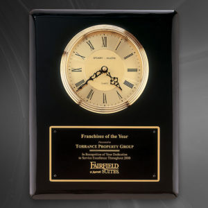 Black Clock Plaque