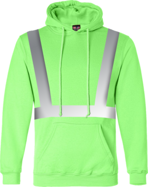 Hi-Visibility Hooded Pullover Fleece