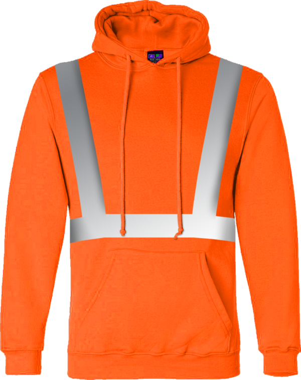 Hi-Visibility Hooded Pullover Fleece