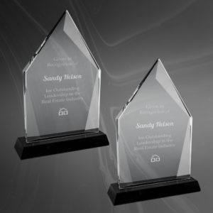 Diamond Halo Glass Award