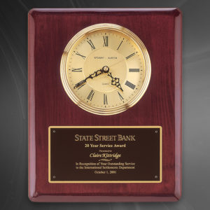 Rosewood Piano Clock