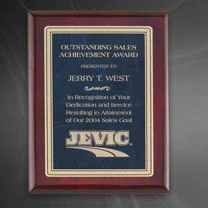 Rosewood Plaque