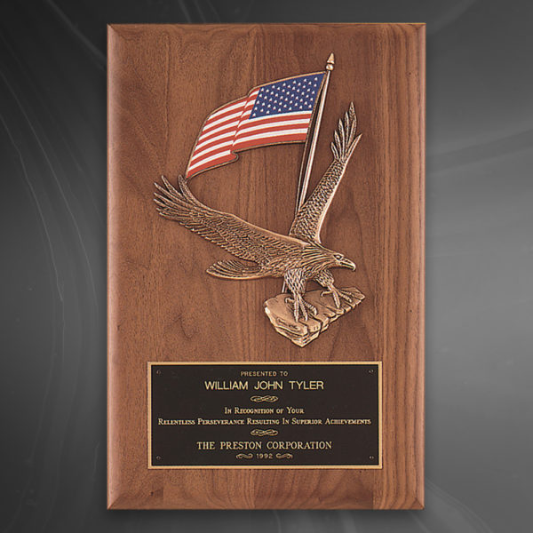 Eagle and Flag Plaque