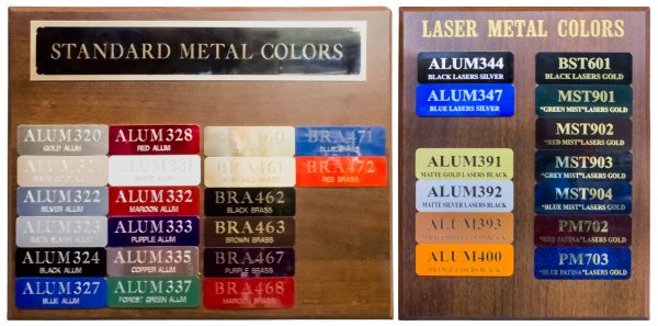 Dark Brown Custom Plaque